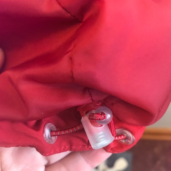 L.L. Bean 100% nylon lightweight red jacket coat - Picture 12 of 14